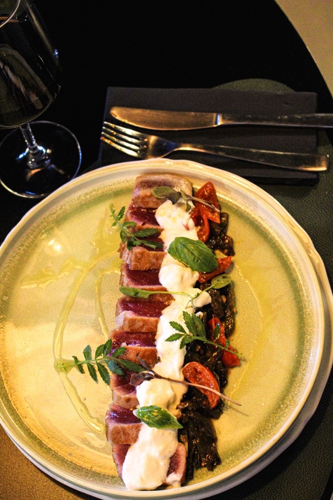 Tataki servito da Osteria Annunziata