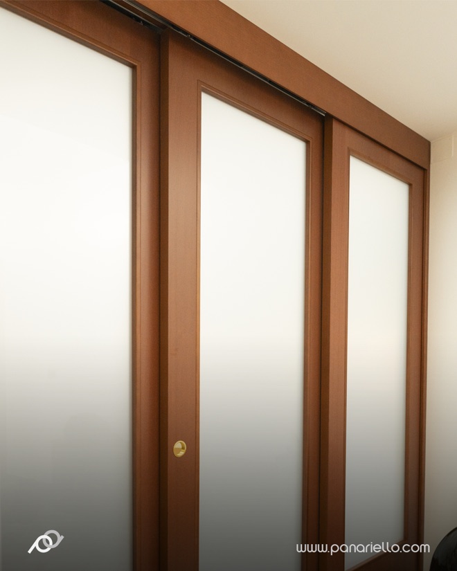 Porte scorrevoli in legno Panariello in Casa Triclino