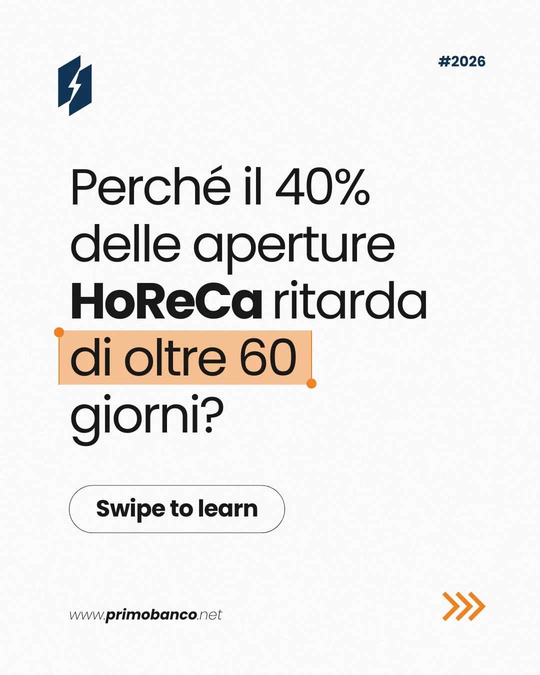 Apertura del carosello sui ritardi nelle aperture HoReCa